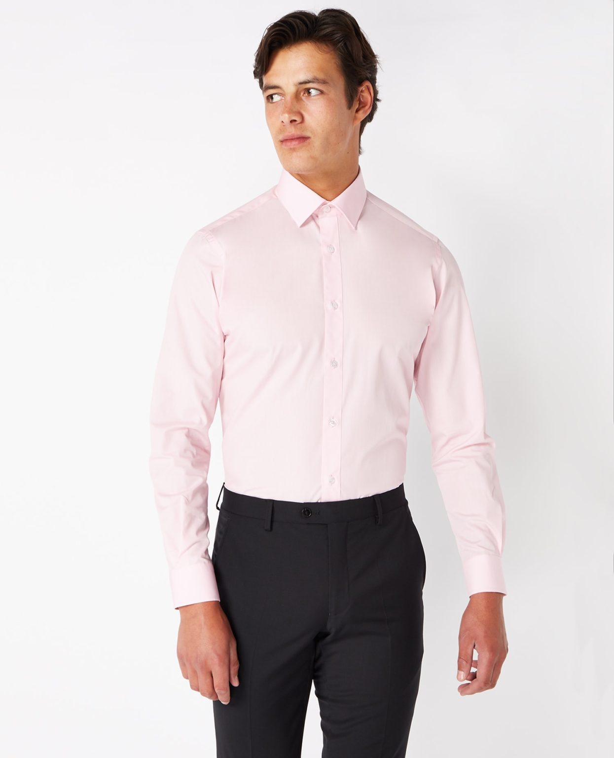 Remus Uomo Tapered Pink Shirt - Mike O'Connells