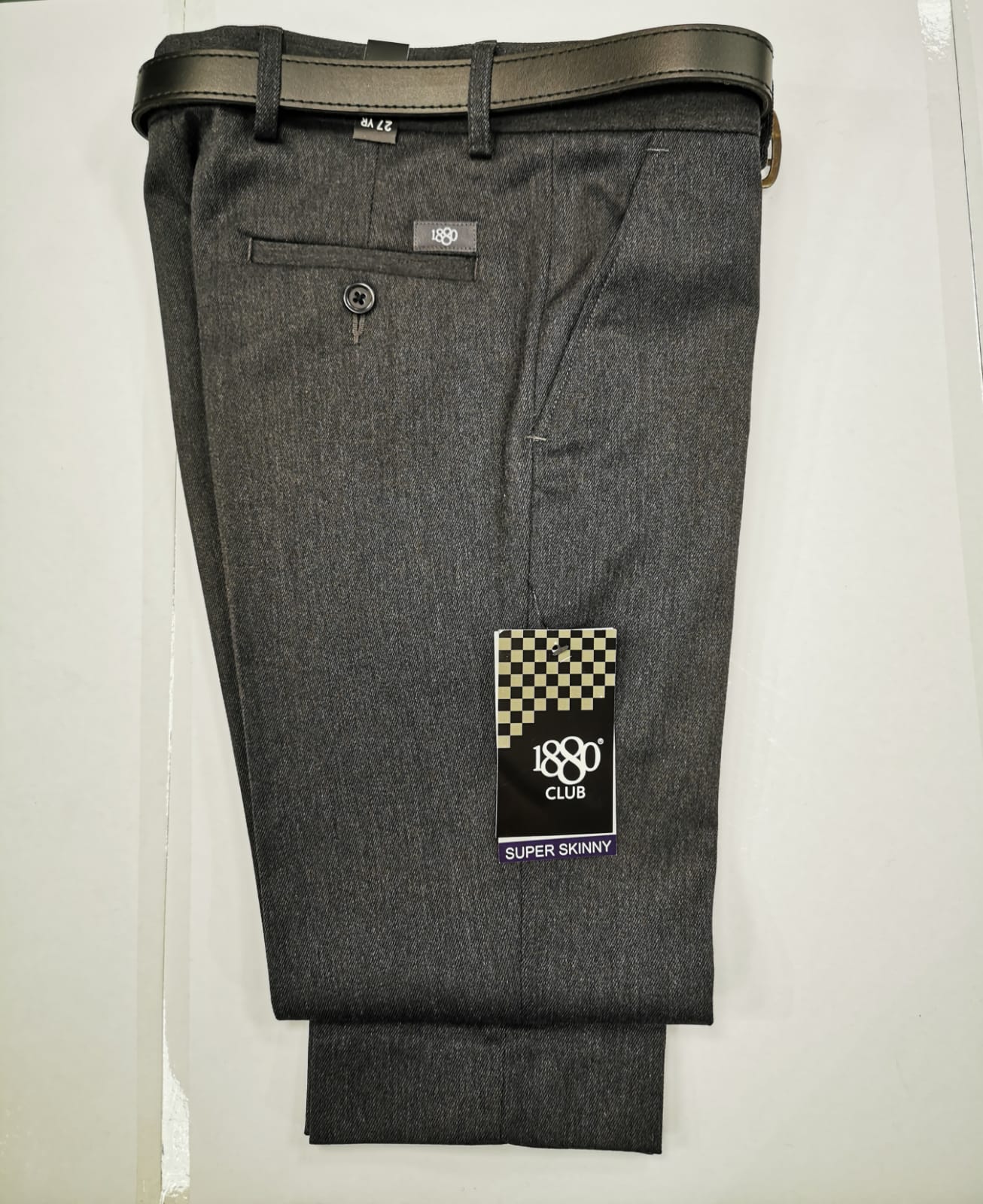 1880 Club Grey School Trousers Super Skinny - Mike O'Connells