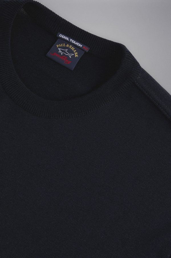 Paul & Shark Navy Merino Crew Neck