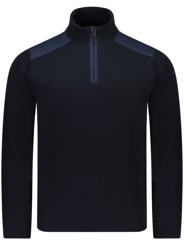 Paul & Shark Quarter-Zip Jumper Navy